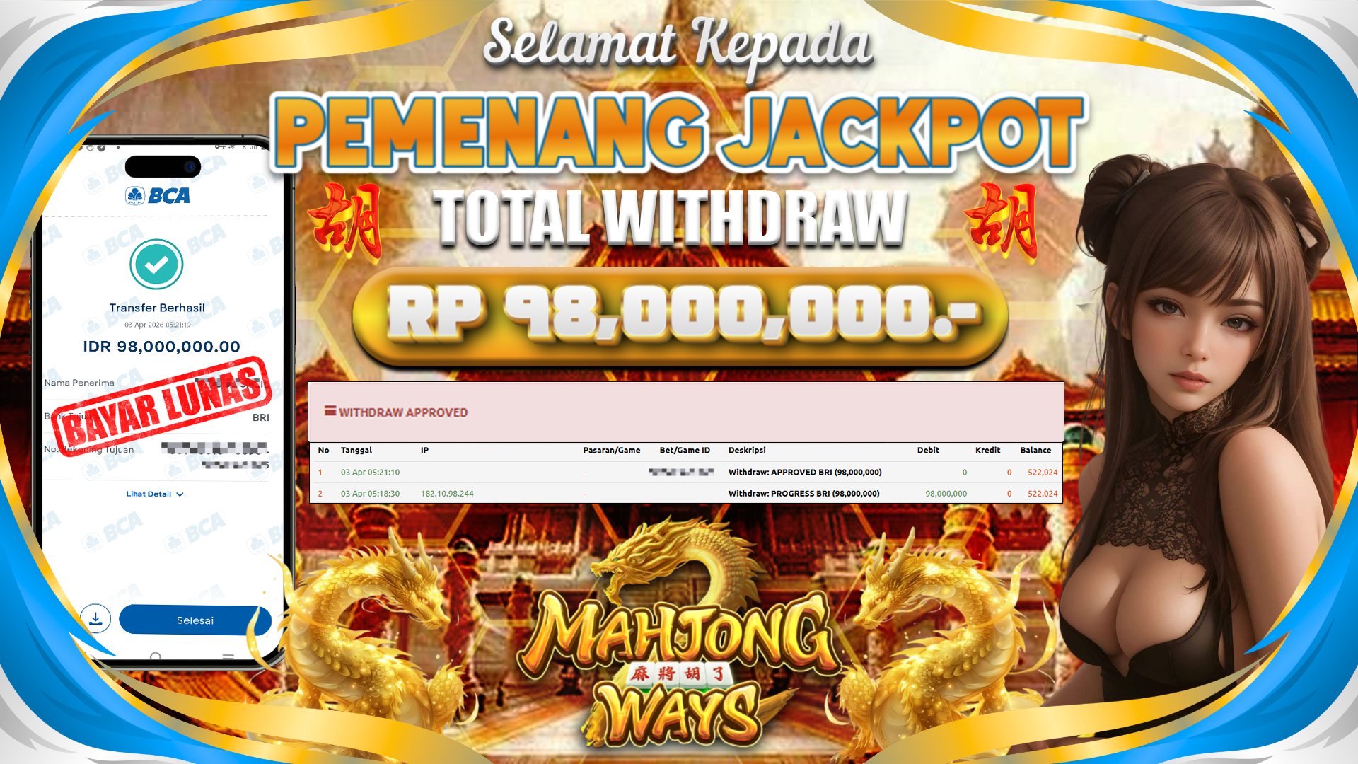 MAHJONG WAYS